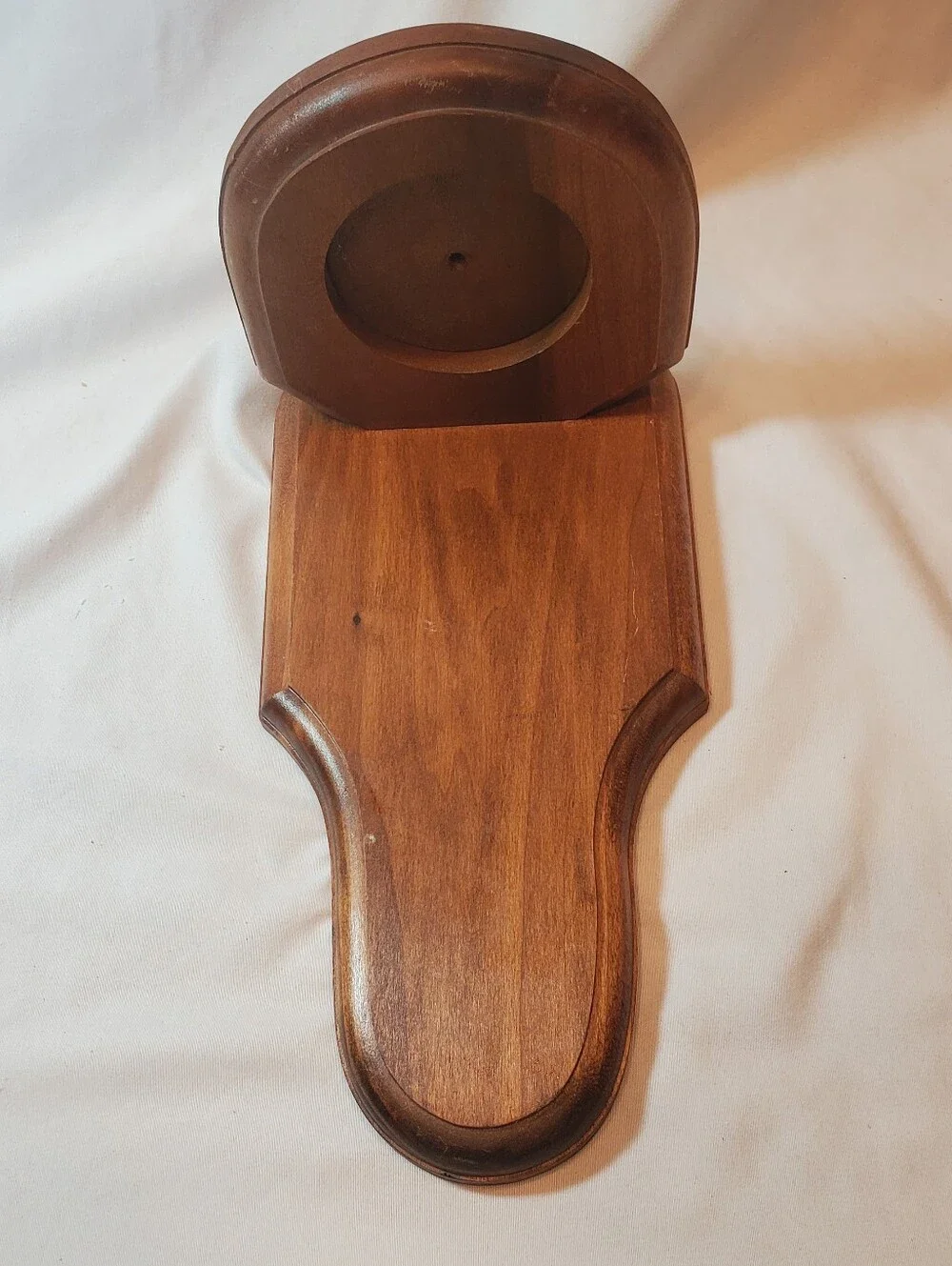 Home Interiors Homco Vtg Wood Wall Shelf Sconce Candle Holder For 3